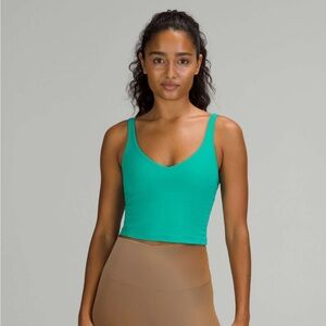 Lululemon Align tank size 6 green barely worn